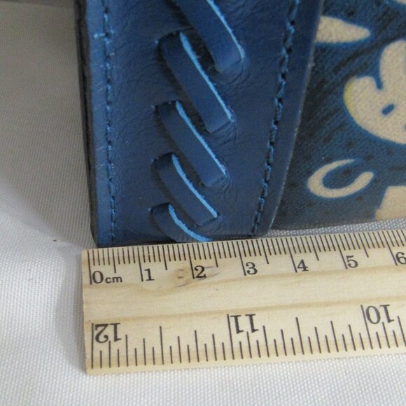 RARE PATRICIA NASH BLUE FLORAL CURRY TOTE BAG, + SHOULDER STRAP, DUST BAG +  COA - Picture 7 of 16